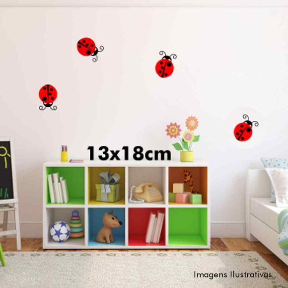Adesivos Decorativos Parede Joaninha Elo7 Armario Leroy Merlin Opiniones ~ Adesivos Decorativos Parede Joaninha Elo7