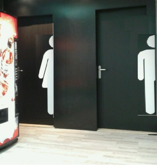Casal Porta De Banheiro Adesivo Vinil Simbiose Verde Elo7 Valmor Artesanato Joinville ~ Casal Porta De Banheiro Adesivo Vinil Simbiose Verde Elo7