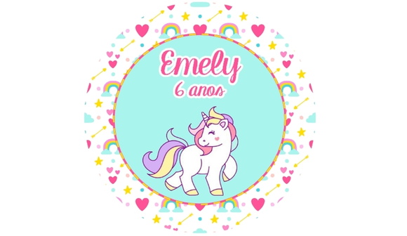 Etiqueta Unicórnio Adesivos para tubetes em aniversário Elo7 Adesivo De Coração ~ Etiqueta Unicórnio Adesivos para tubetes em aniversário Elo7