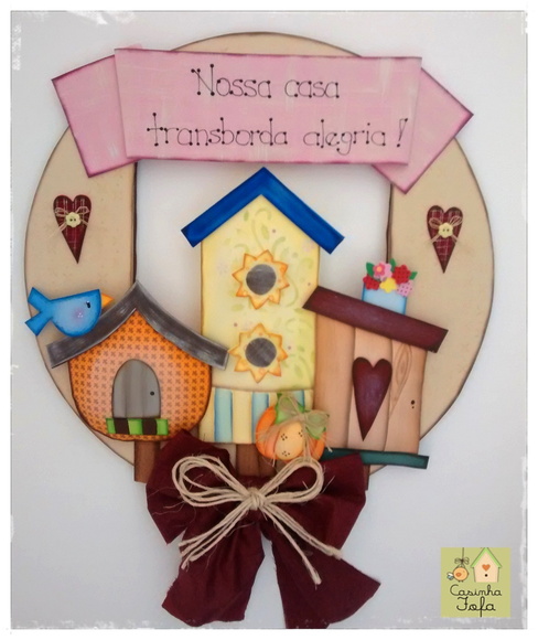 Guirlanda Decorativa Casinha de Passarinho