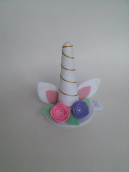 Centro de Mesa Tema Unicornio Elo7 Aparador Blanco Brillo Moderno ~ Centro de Mesa Tema Unicornio Elo7