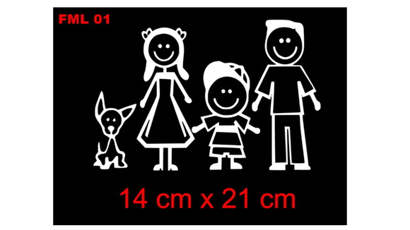 Adesivo familia feliz para carro, familia reunida no Elo7 GL ADESIVOS (C5AA1D) Artesanato Gaucho Historia ~ Adesivo familia feliz para carro, familia reunida no Elo7 GL ADESIVOS (C5AA1D)