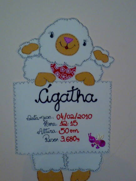 Enfeite Ovelhinha para quarto de beb? S & W Mimos em EVA Elo7 Enfeites Para Quarto De Bebe De Eva ~ Enfeite Ovelhinha para quarto de beb? S & W Mimos em EVA Elo7