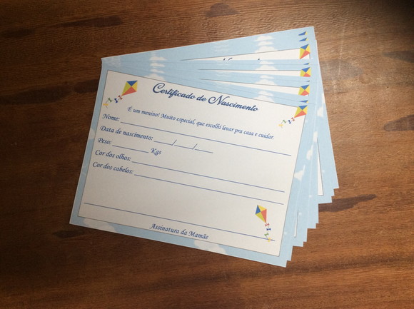 Certificado De Batismo Elo7