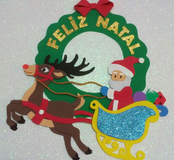 Guirlanda de Natal em EVA Papai Noel no Elo7 Criações da Deia (D8BC50) # Decoração Em Eva Natal Guirlanda de Natal em EVA Papai Noel no Elo7 Criações da Deia (D8BC50) # Decoração Em Eva Natal