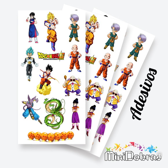 Kit Festa Dragon Ball Z para imprimir 8  Decoração de festa dragon ball z,  Adesivos para tubetes, Tag para imprimir