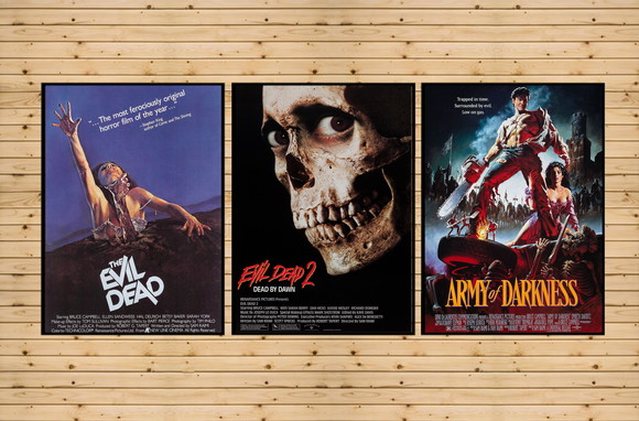 Quadro Evil Dead Filme Terror Decoração com Paspatur