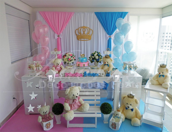 Aluguel Decoracao Cha De Bebe Revelacao Ursinhos Cha Fraldas No Elo7 Adornar Decoracoes Para Festas E Eventos Feae3c