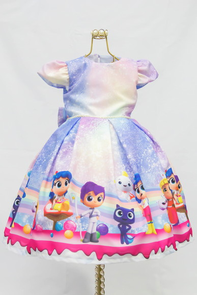 Vestido Niña Vera Y El Reino Arcoiris Vestido Niña Vera Y El Reino Arcoiris