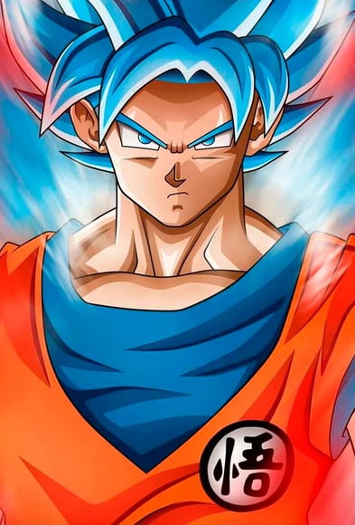 Placa Decorativa - Quadro - Anime - Goku - (v596)