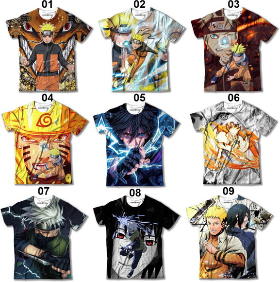 Blusa Quarto Hokage Minato Full 3d