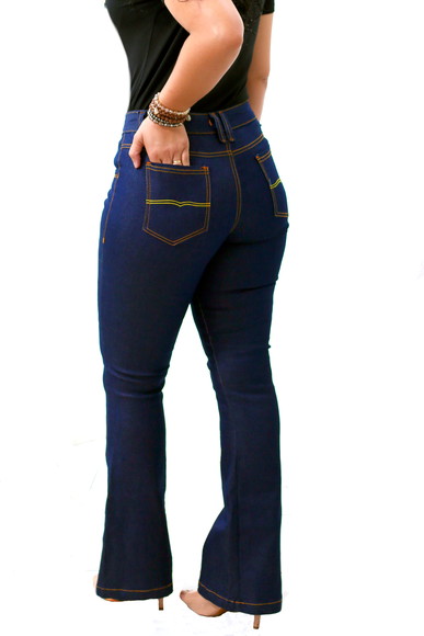 calça jeans feminina cintura alta com lycra