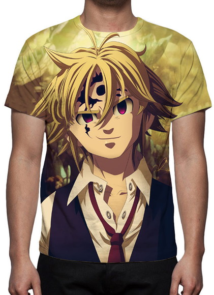 Camiseta Camisa Personalizada Anime Nanatsu No Taizai 20 em Promoção na  Americanas