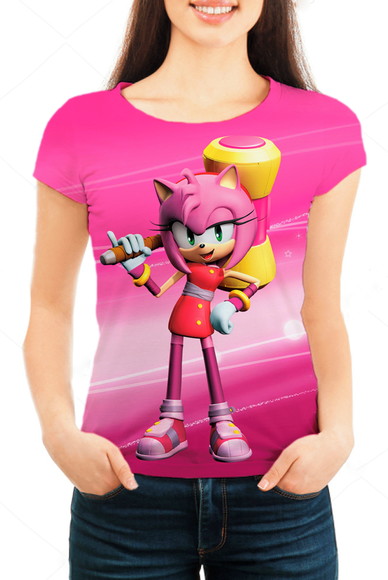 Camiseta Sonic Boom Amy Rose