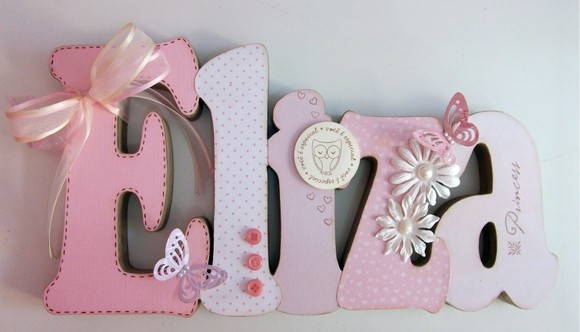 Nome em MDF e scrap Eliza no Elo7 Trilha do Scrap (16ED47) Nomes Em Mdf ~ Nome em MDF e scrap Eliza no Elo7 Trilha do Scrap (16ED47)