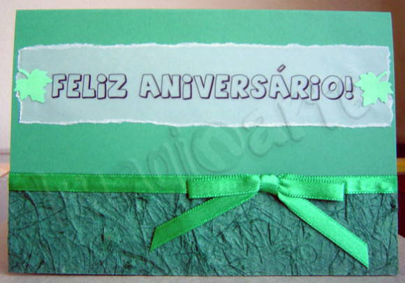 Cart O Feliz Anivers Rio Verde No Elo7 Imaginarte 1792BF