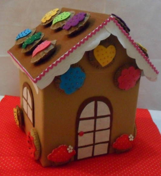 Fazendo uma Gingerbread house - uma casinha de doces