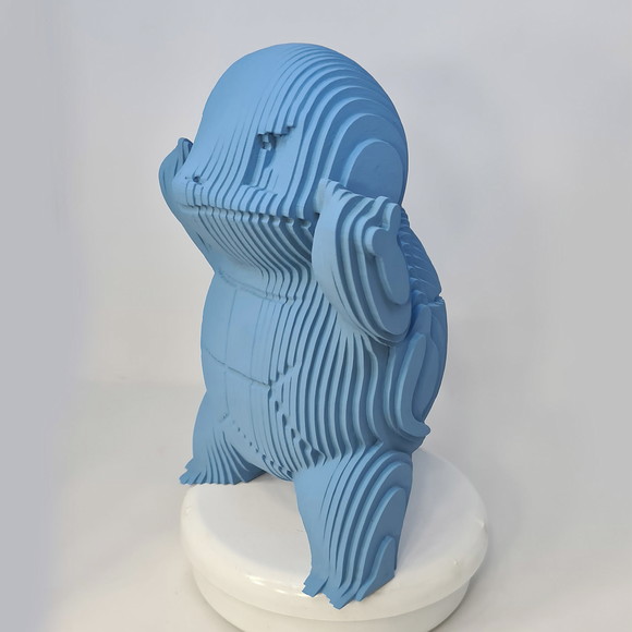 Squirtle Escultura Pokémon 3D em MDF Elo7 Produtos Especiais