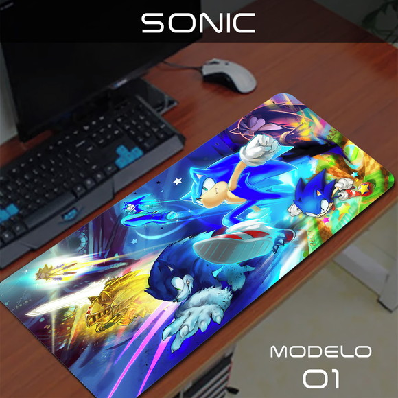 Mouse Pad 22x18cm Gamer Sonic The Hedgehog 177 em Promoção na Americanas