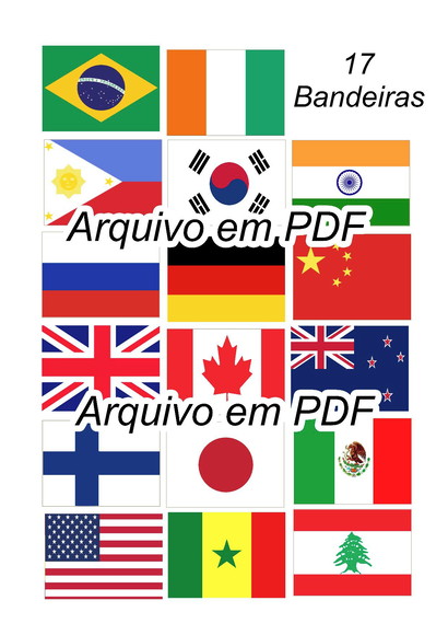 Bandeiras dos países da Europa 