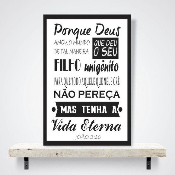 Placa decorativa religiosa nada há que se iguale a graça que possuis  30x42cm