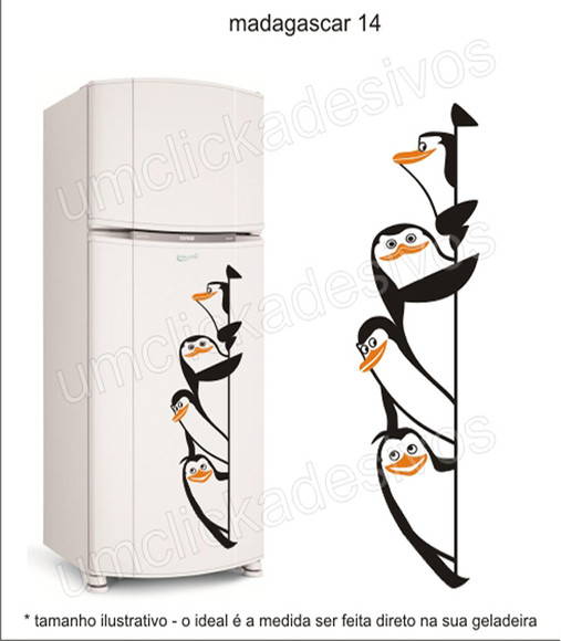 Adesivo Geladeira Pinguim Elo7 Artesanato Total Croche ~ Adesivo Geladeira Pinguim Elo7