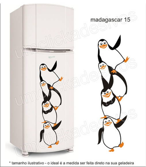 adesivo geladeira pinguim madagascar 15 Um click adesivos Elo7 Adesivo Para Geladeira Pinguim Madagascar ~ adesivo geladeira pinguim madagascar 15 Um click adesivos Elo7