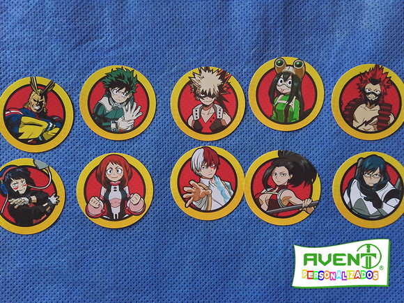 Topper para doces Boku no Hero Academia