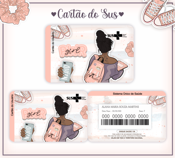 Cartão SUS personalizado: 35 temas grátis para editar e imprimir