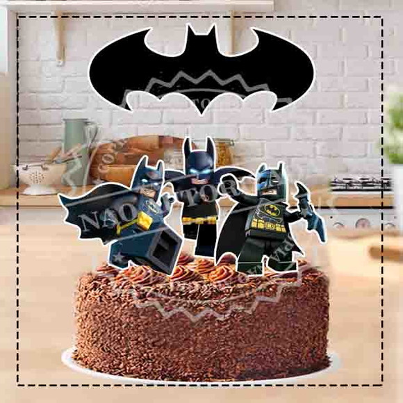 TOPO DE BOLO LEGO BATMAN 1- ARQUIVO DIGITAL