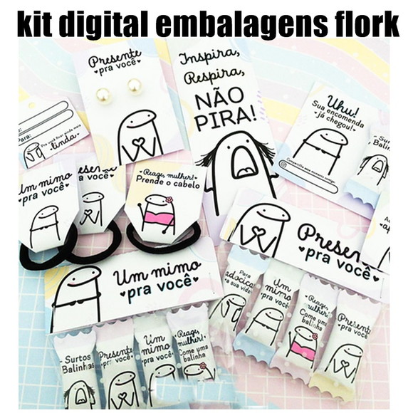 530 Kit Digital Flork Memes Arquivos em Png + Atualizações