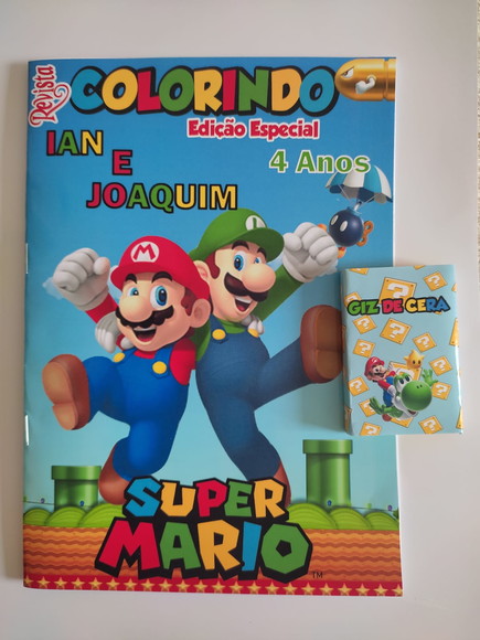 de 70] Desenhos do Mario para Colorir - Imprimir Grátis