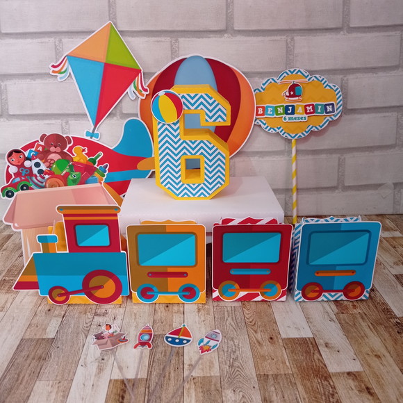 Arq Digital Kit Mesversário Brinquedos2024 Elo7