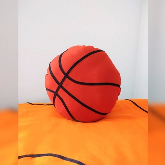 Almofada Decorativa Redonda Bola de Basquete