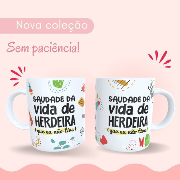 Caneca Haja Paciência  Elo7 Produtos Especiais