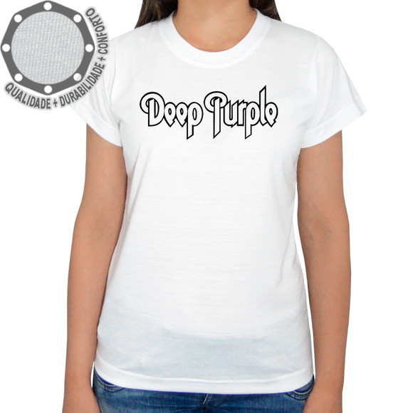 Camiseta Deep Purple Show Camisa Personalizada Banda Ah00789