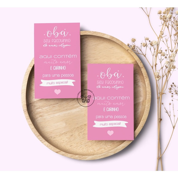 100un Cartao De Cartao De Agradecimento Ao Cliente Rosa Elo7