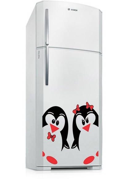 Adesivo pinguim de geladeira ADESIVOS COMPRAR E COLAR Elo7 Armario De Cozinha Itatiaia ~ Adesivo pinguim de geladeira ADESIVOS COMPRAR E COLAR Elo7