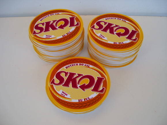 Bolacha de chopp tema boteco skol no Elo7 Ateli u00ea Josi Duarte (247A6D) Aparador Oppa Portunhol ~ Bolacha de chopp tema boteco skol no Elo7 Ateli u00ea Josi Duarte (247A6D)