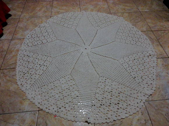 Tapete Redondo para sala De Croche Elo7 Tapete Para Sala De Jantar Redondo ~ Tapete Redondo para sala De Croche Elo7