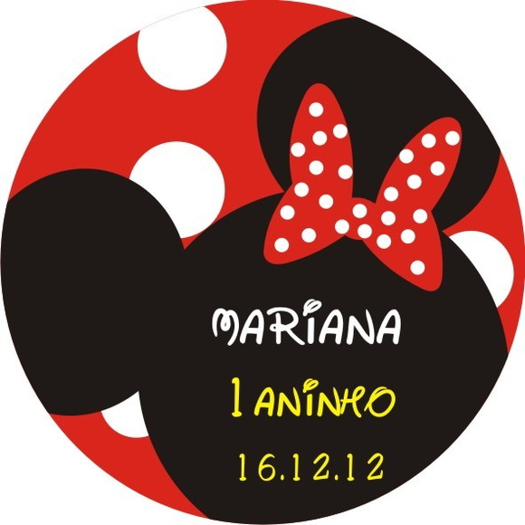 Adesivo Minnie Galeria das Lembrancinhas Elo7 Papel De Parede Adesivo Herois ~ Adesivo Minnie Galeria das Lembrancinhas Elo7