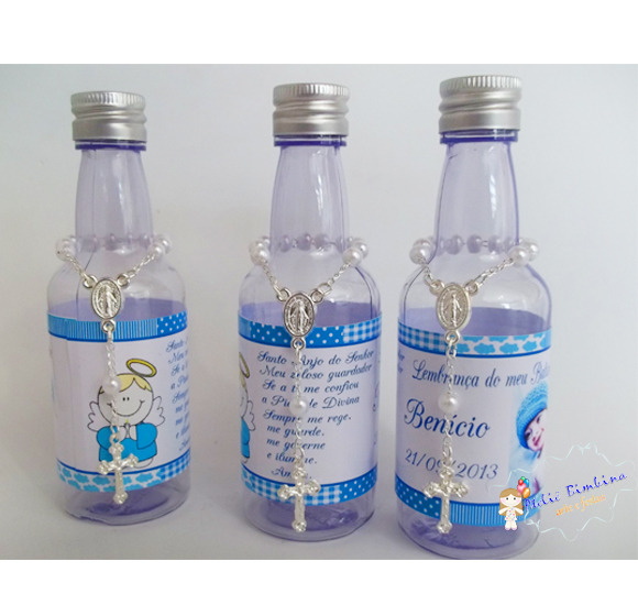 Lembrancinha Garrafinha Batizado Ateli u00ea Bimbina Festas Aparador Comedor Blanco ~ Lembrancinha Garrafinha Batizado Ateli u00ea Bimbina Festas
