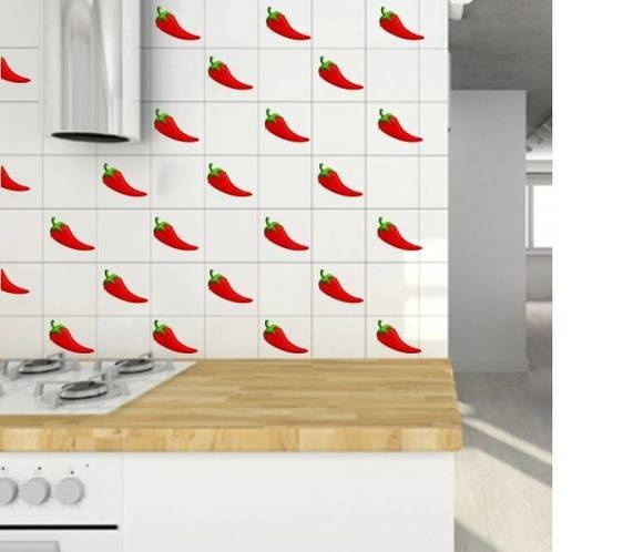 Adesivo de pimentas 105b ADESIVOS COMPRAR E COLAR Elo7 Aparador Ouro Branco ~ Adesivo de pimentas 105b ADESIVOS COMPRAR E COLAR Elo7