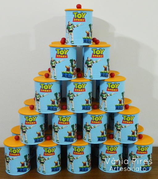 Lata Toy Story no Elo7 V u00e2nia Pires Artesanato (38855D) Artesanato Lembrancinhas De Aniversario Infantil Passo A Passo ~ Lata Toy Story no Elo7 V u00e2nia Pires Artesanato (38855D)