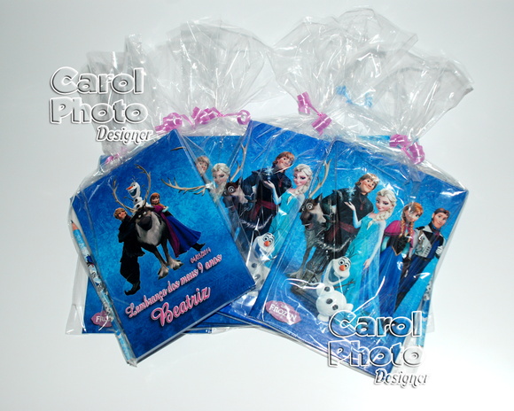 Cadernos personalizados Frozen