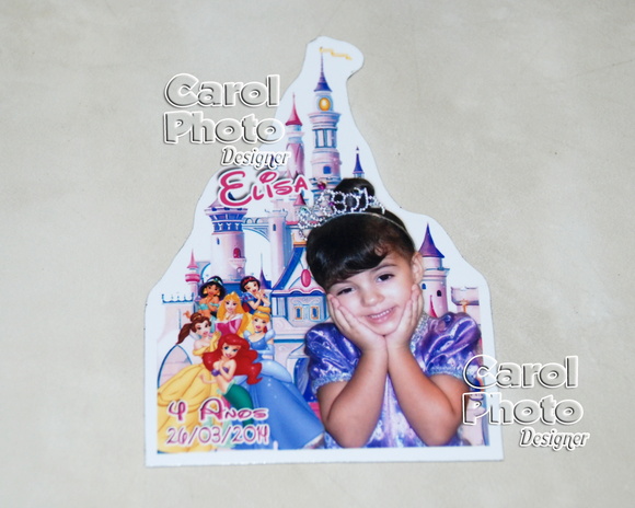Ímã Em Formato de castelo de princesas