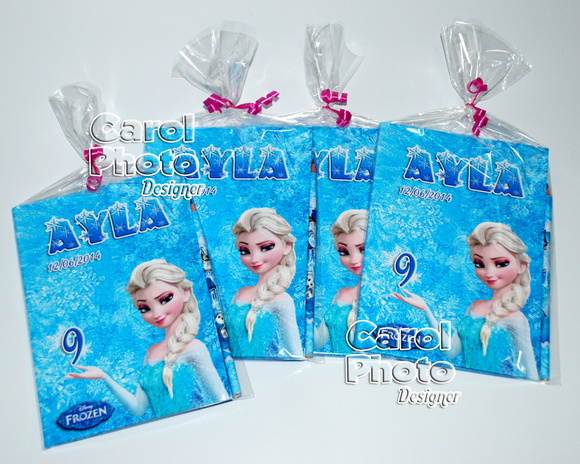 Cadernos personalizados Frozen