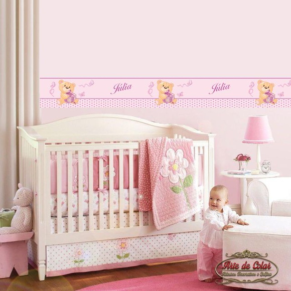Adesivo Faixa Border Quarto do Beb u00ea Arte de Colar Adesivos Decorativos Elo7 Artesanato Infantil De Garrafa Pet ~ Adesivo Faixa Border Quarto do Beb u00ea Arte de Colar Adesivos Decorativos Elo7