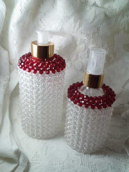 Vidros Decorados com Pedraria Encantos 1000 Elo7 -> Kit Banheiro Acrilico Decorado Vidros Decorados com Pedraria Encantos 1000 Elo7 -> Kit Banheiro Acrilico Decorado