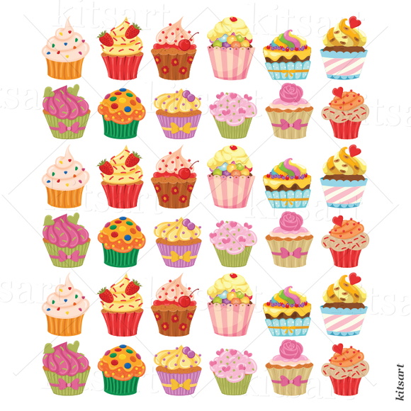 Adesivo de Cozinha Cupcake no Elo7 Kitsart (47780B) Adesivo De Cozinha ~ Adesivo de Cozinha Cupcake no Elo7 Kitsart (47780B)